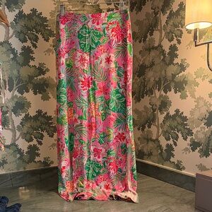 Lilly Pulitzer Colorful Maxi Floral Skirt - M (worn once)